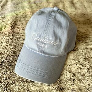 Nordstrom Santorini Greece Embroidered Dad Baseball Cap